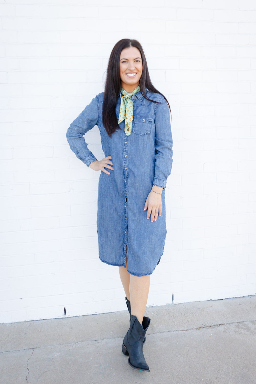 Denim Tencel Duster