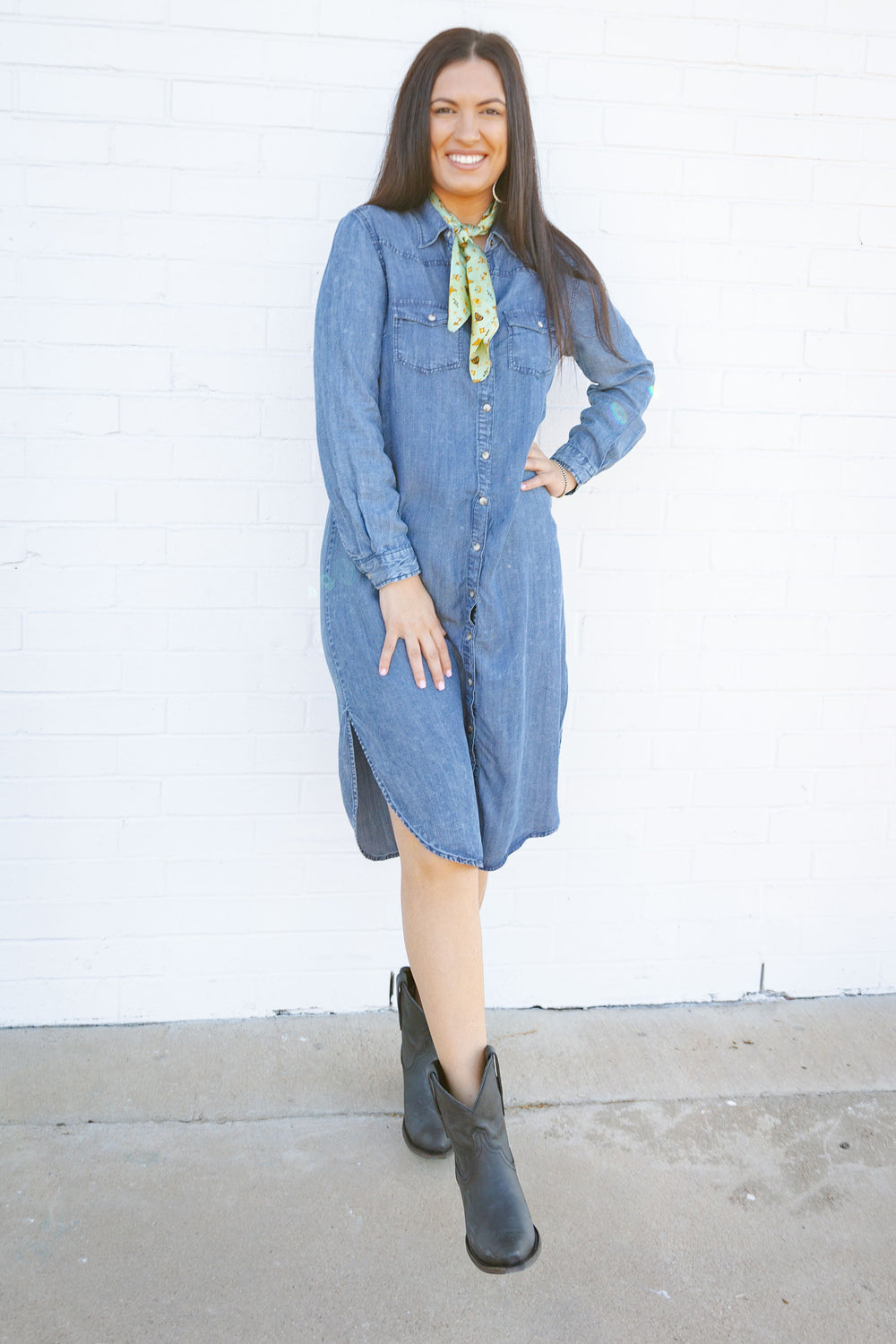 Denim Tencel Duster