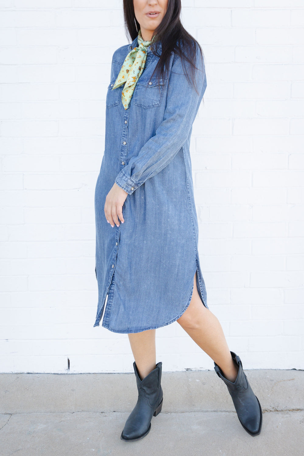 Denim Tencel Duster