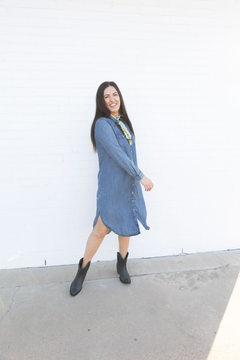 Denim Tencel Duster