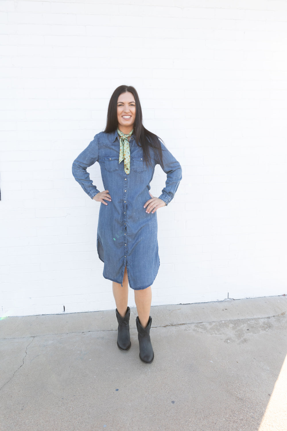 Denim Tencel Duster