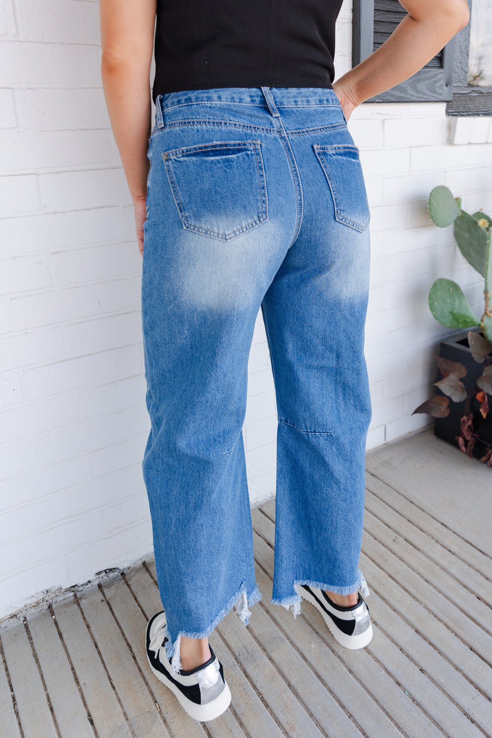 Distressed Horseshoe Jeans