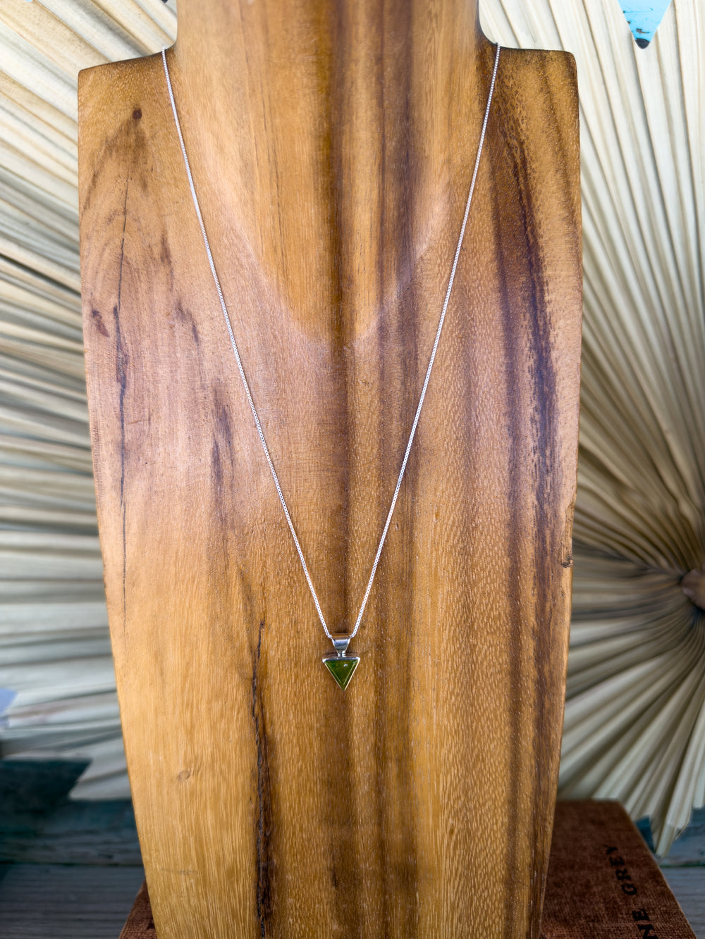 Dainty Turquoise Triangle Necklace