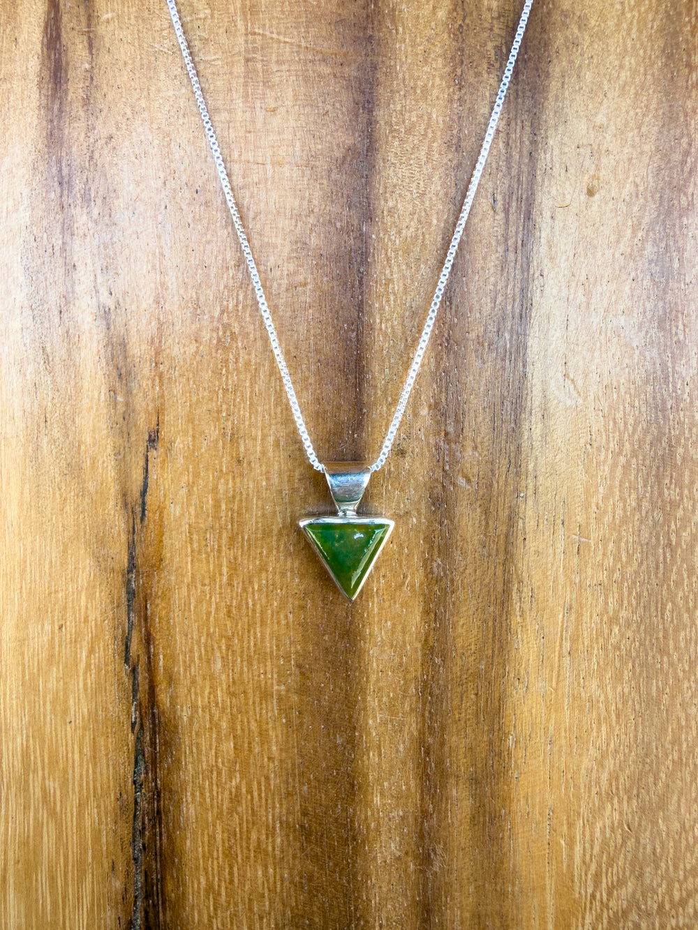 Dainty Turquoise Triangle Necklace