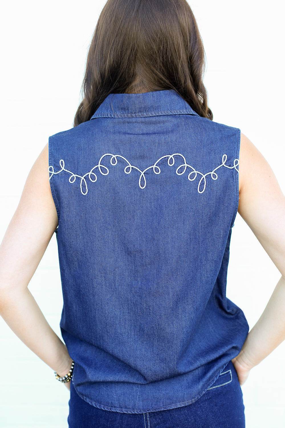 Dark Denim Dallas Days Blouse