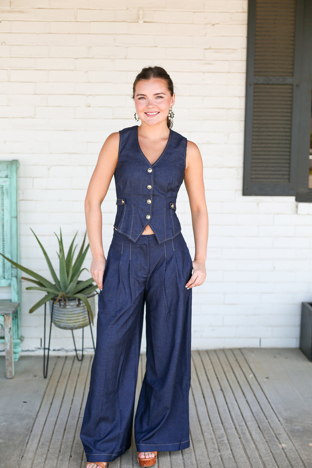 Dark Denim Louise Set