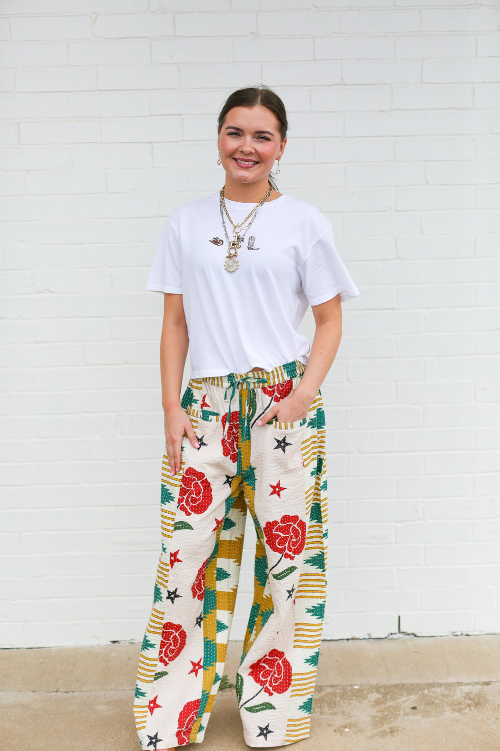 Desert Rose Wide Leg Pants