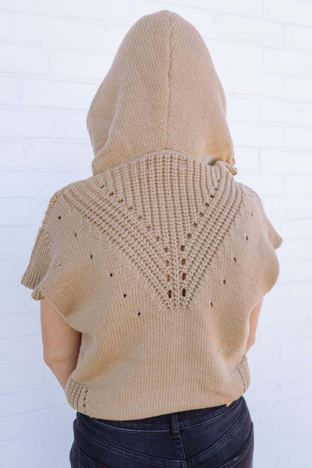 Emira Crochet Hoodie Shirt