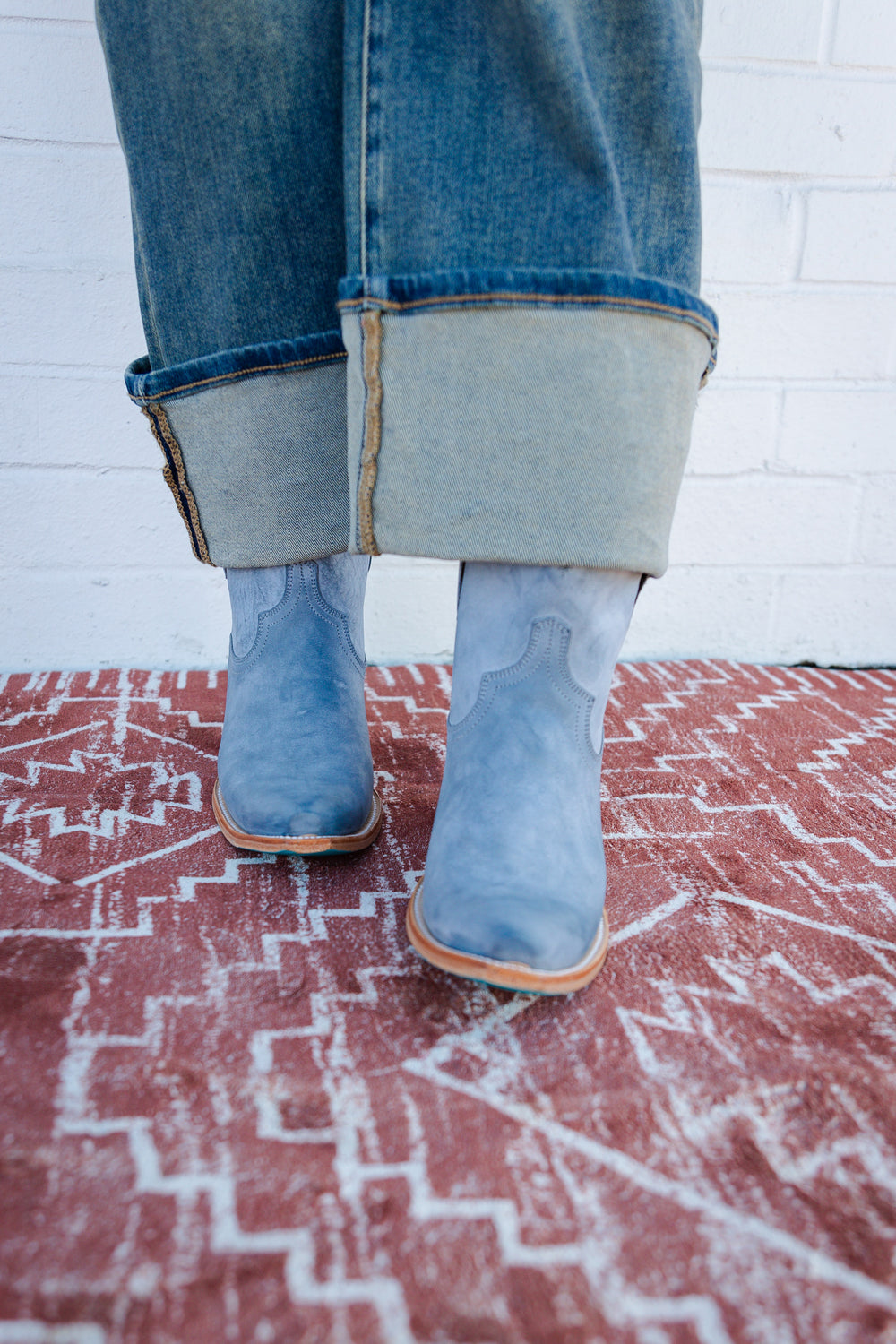 Emma Jane Bootie Washed Denim