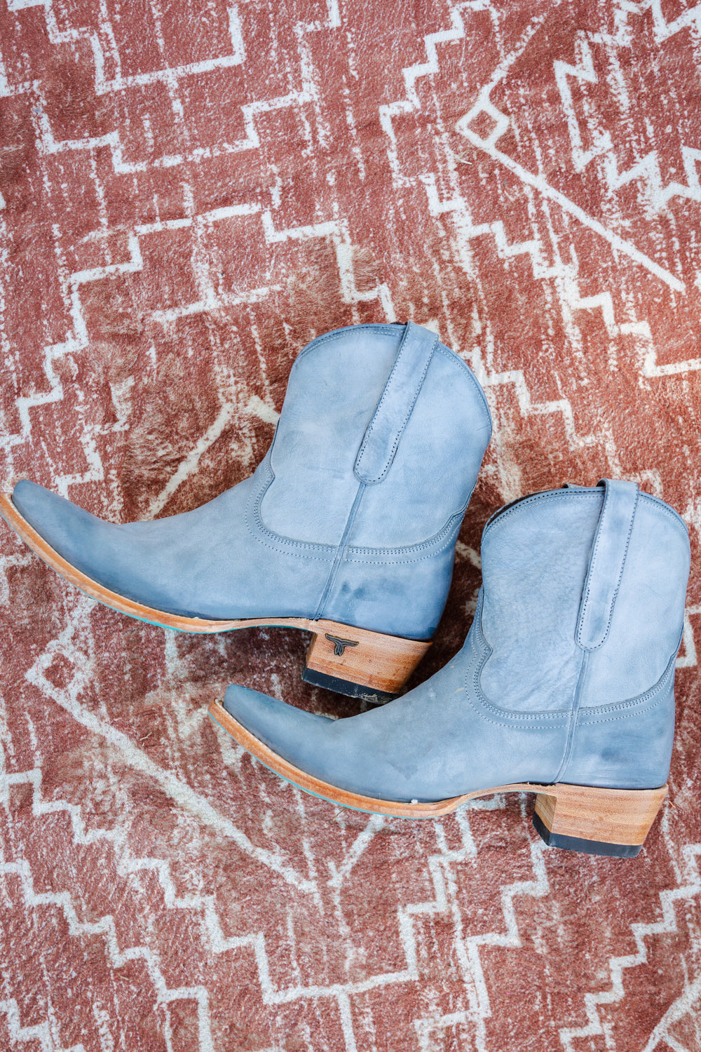 Emma Jane Bootie Washed Denim