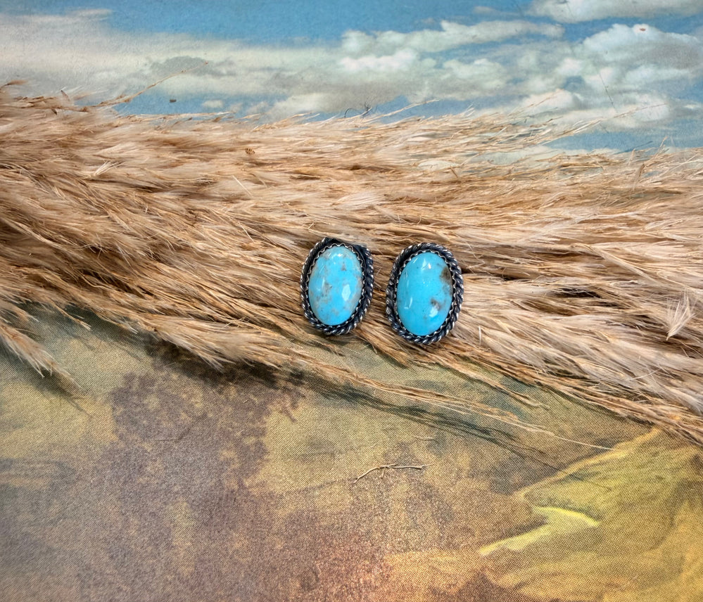 Everyday Kingman Oval Studs
