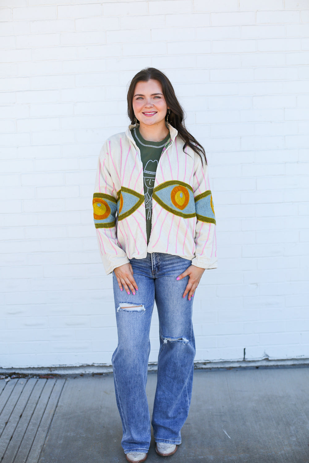 Evil Eye Velvet Jacket