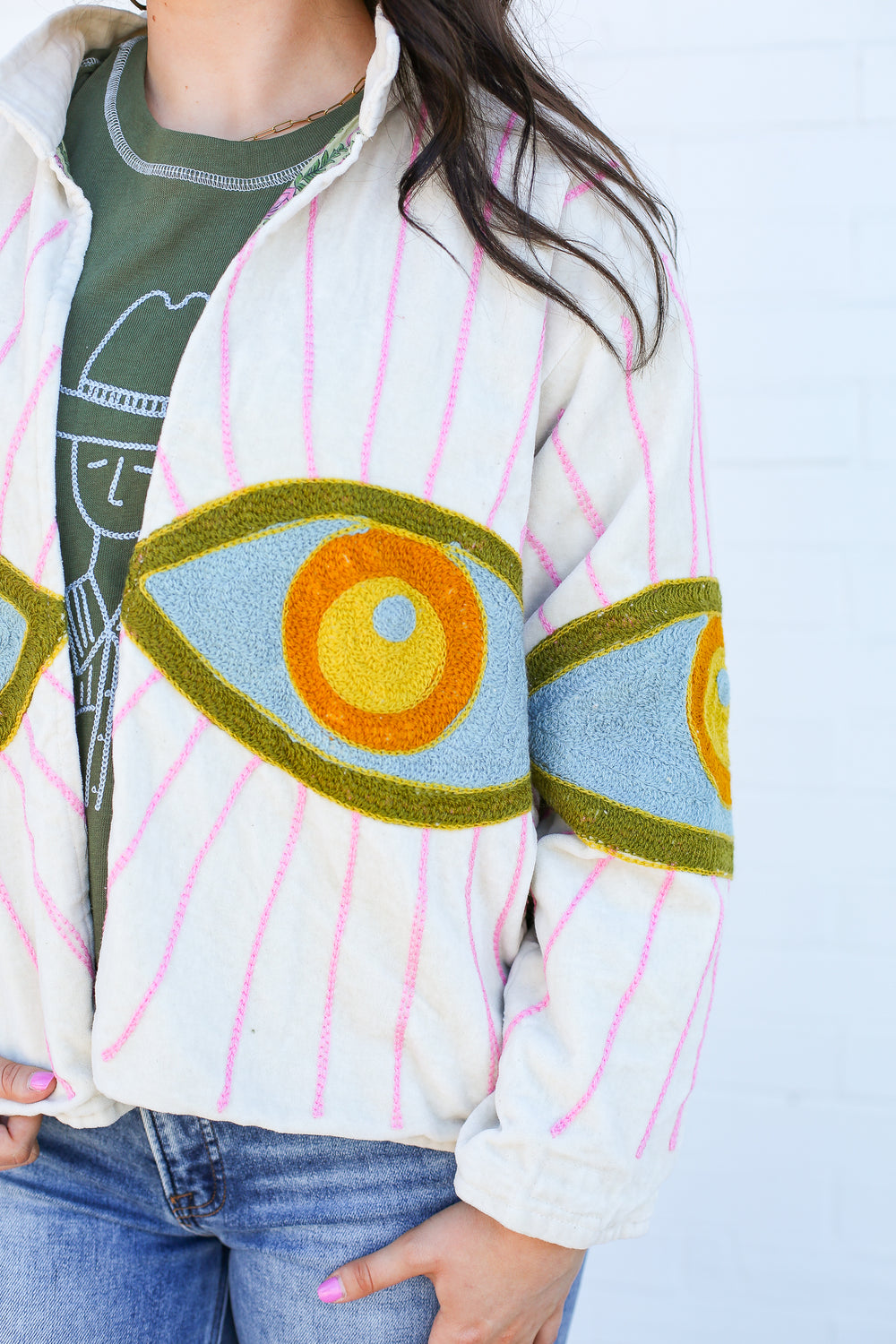 Evil Eye Velvet Jacket
