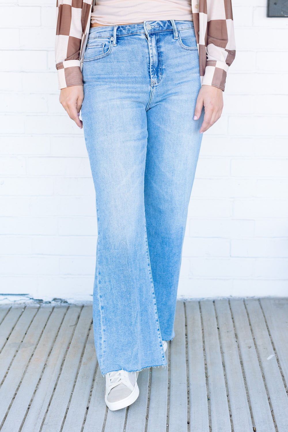 Fiona High Rise Wide Leg Jeans