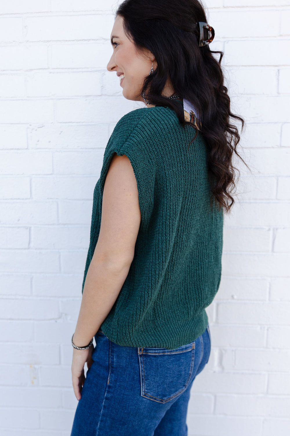 Forest Sleeveless Sweater