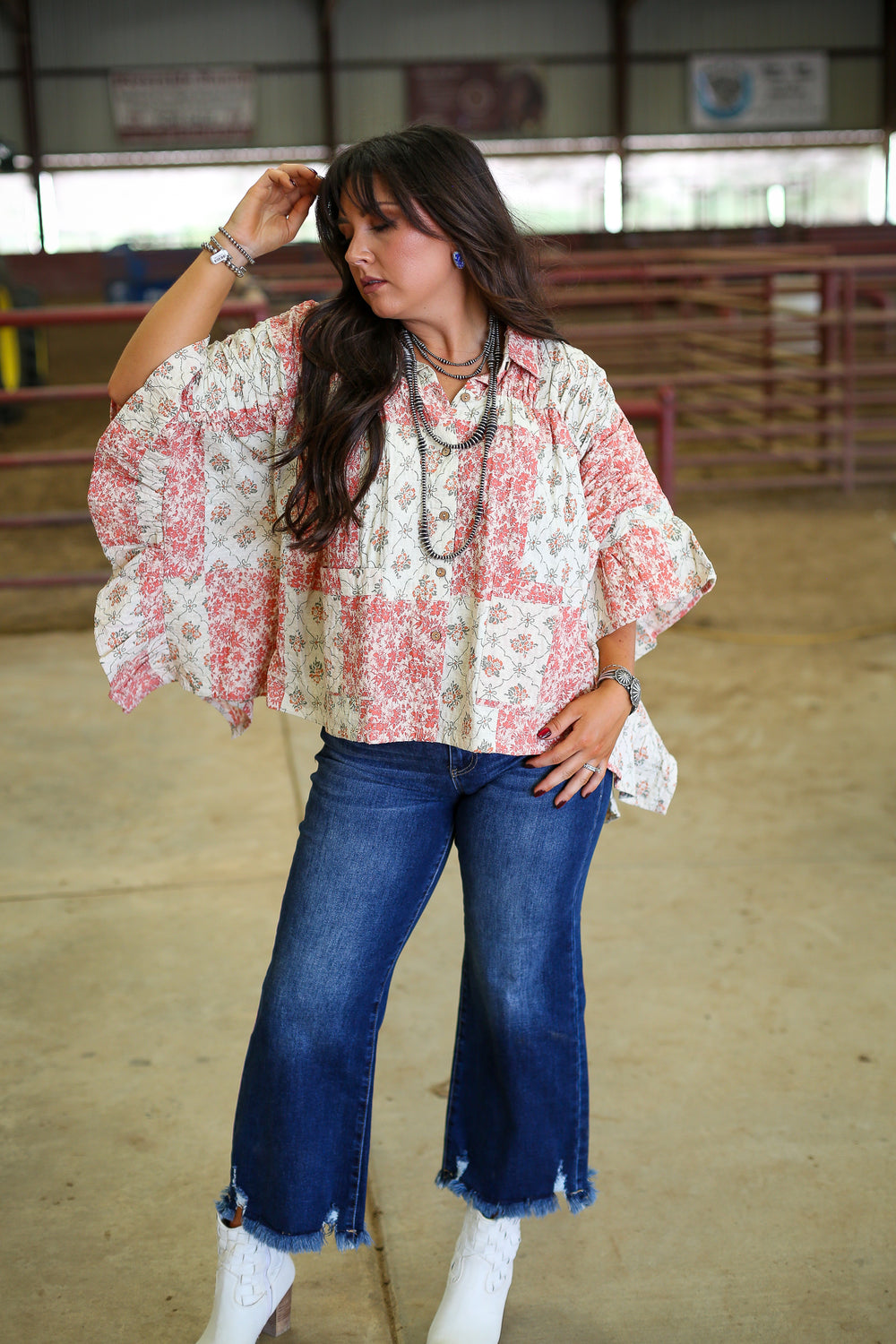 Floral Button Down Florence Top