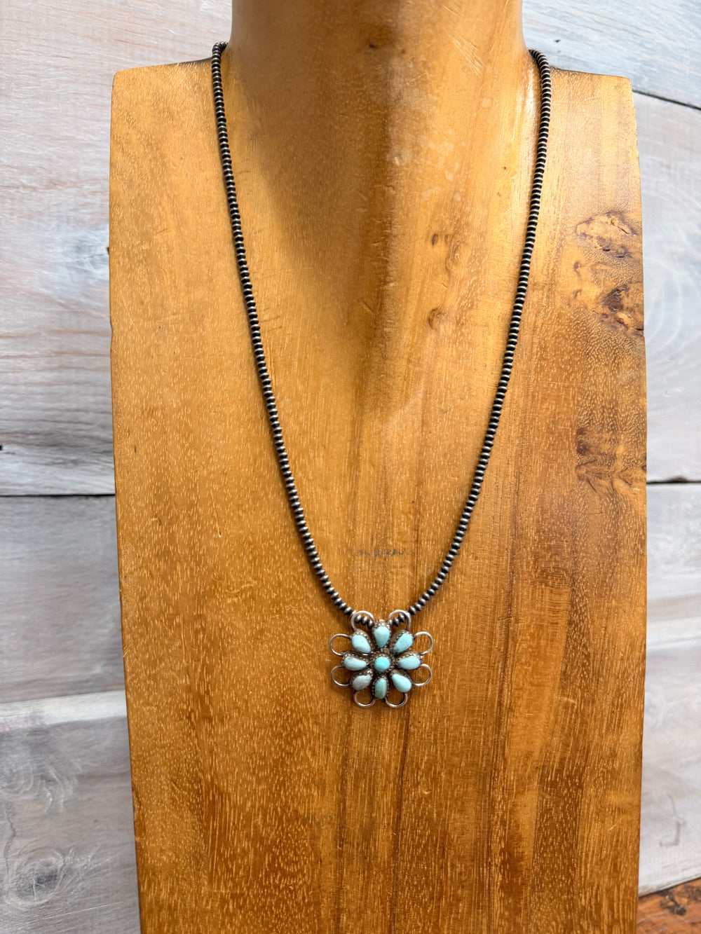 Flower Cluster Pendant Pin Combo