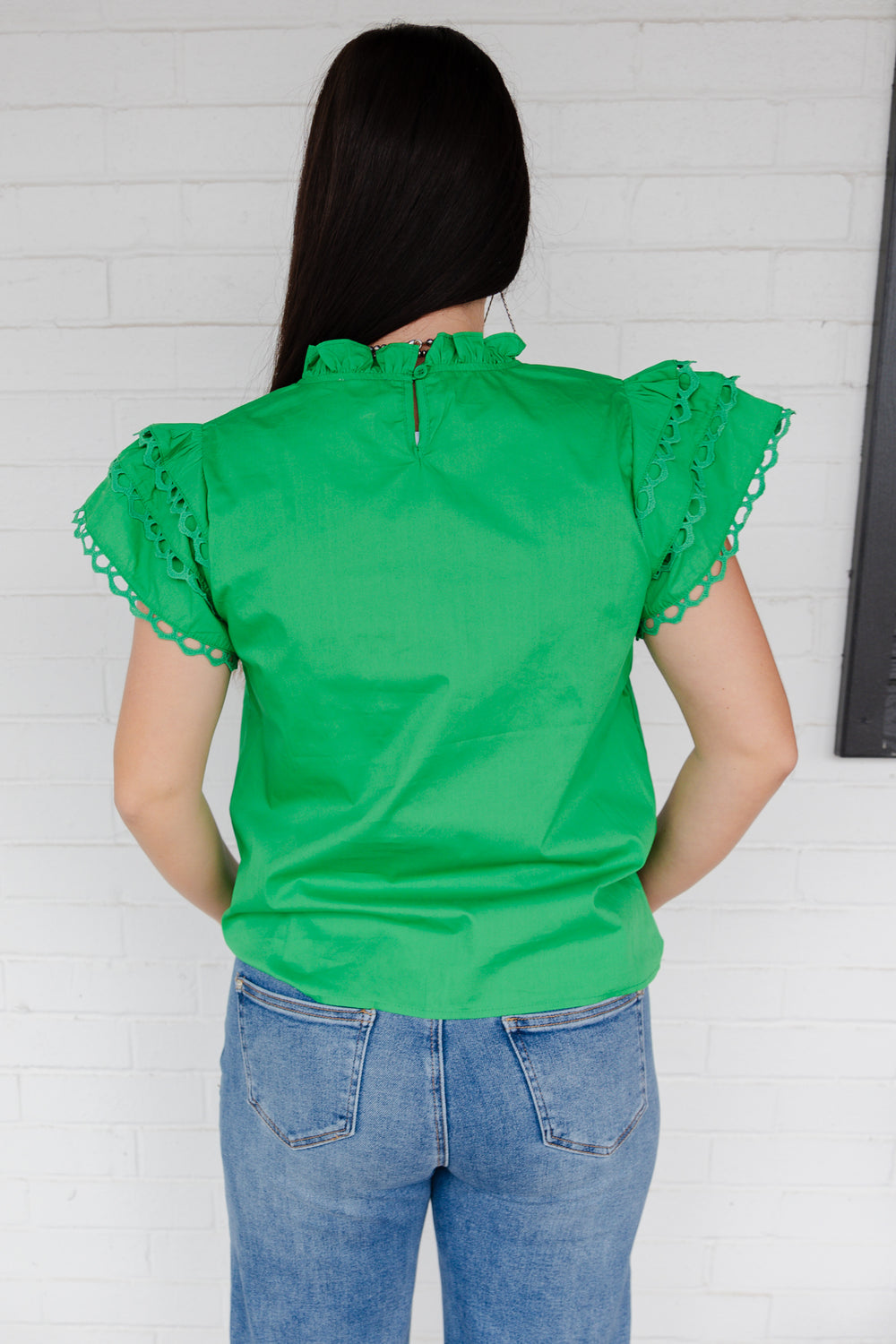 Green Sleeves Blouse