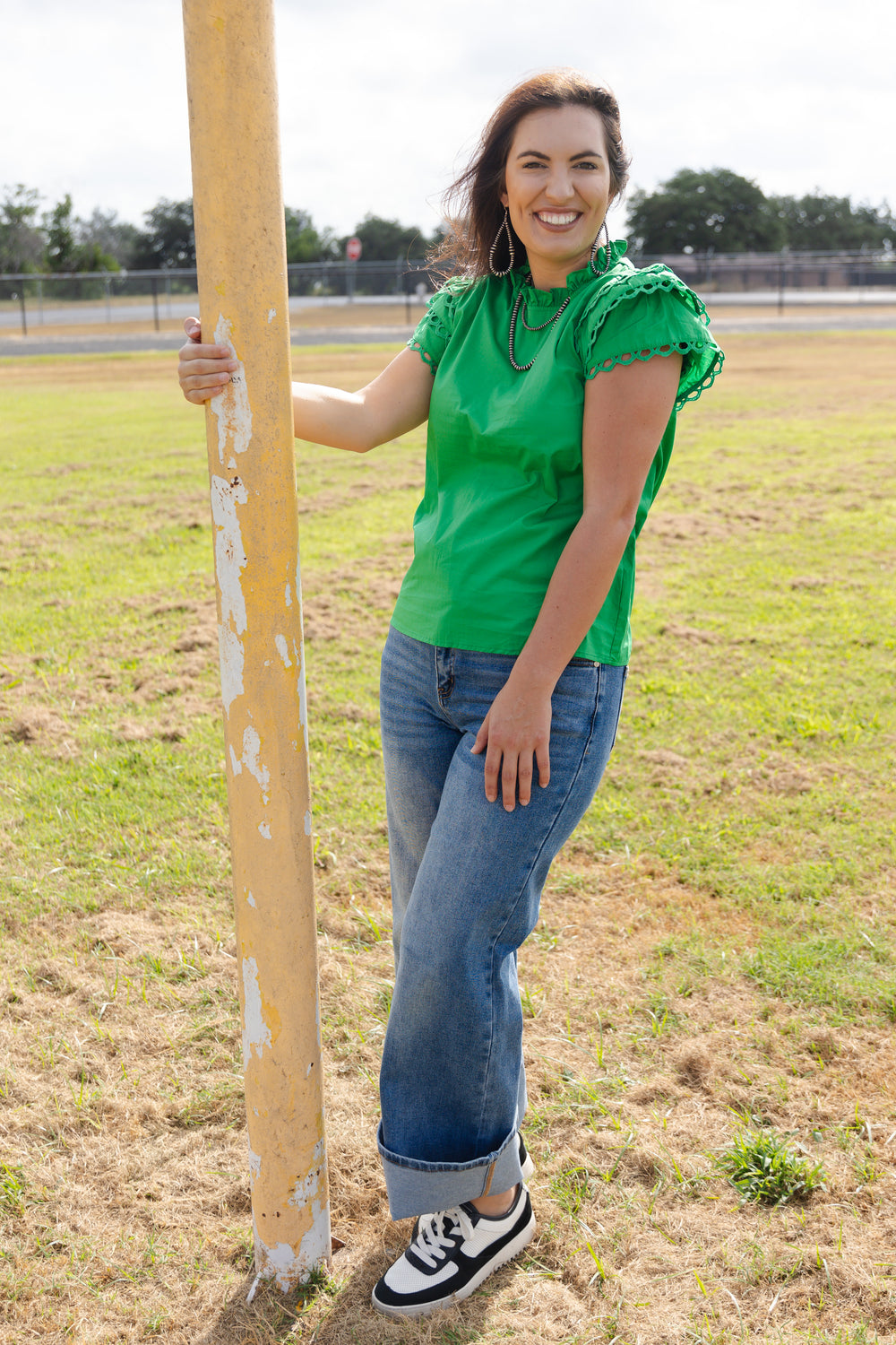 Green Sleeves Blouse