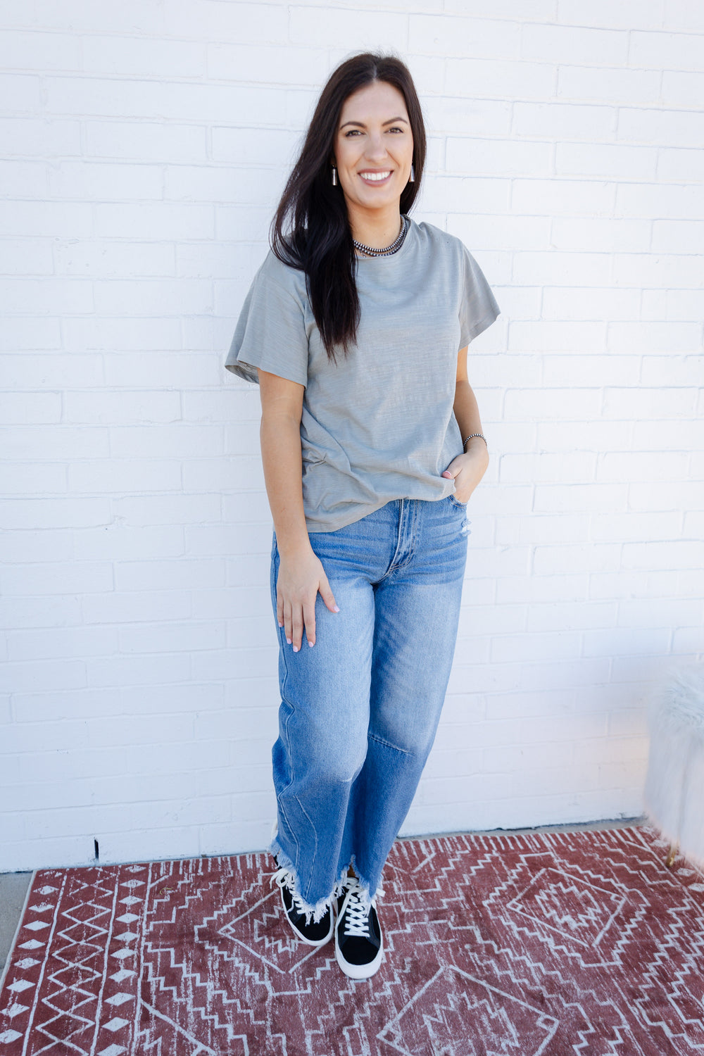 Grey Basic Tee