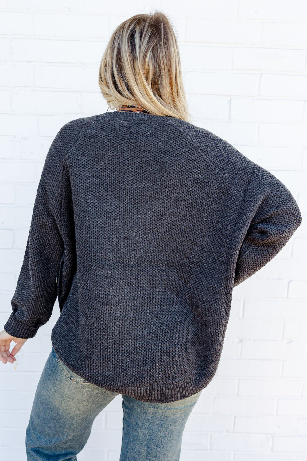 Grey Knit Sweater