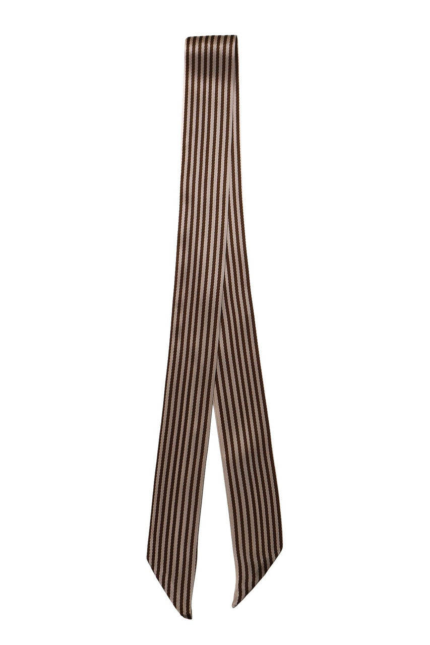 Brown Rope Pinstripe Twilly