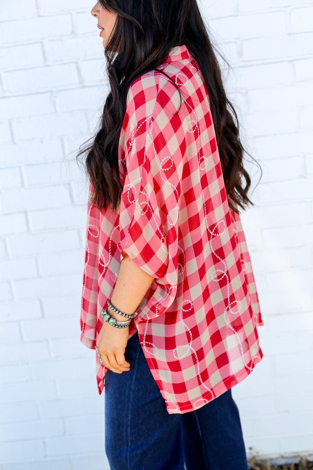 Gingyrope Square Dance Blouse