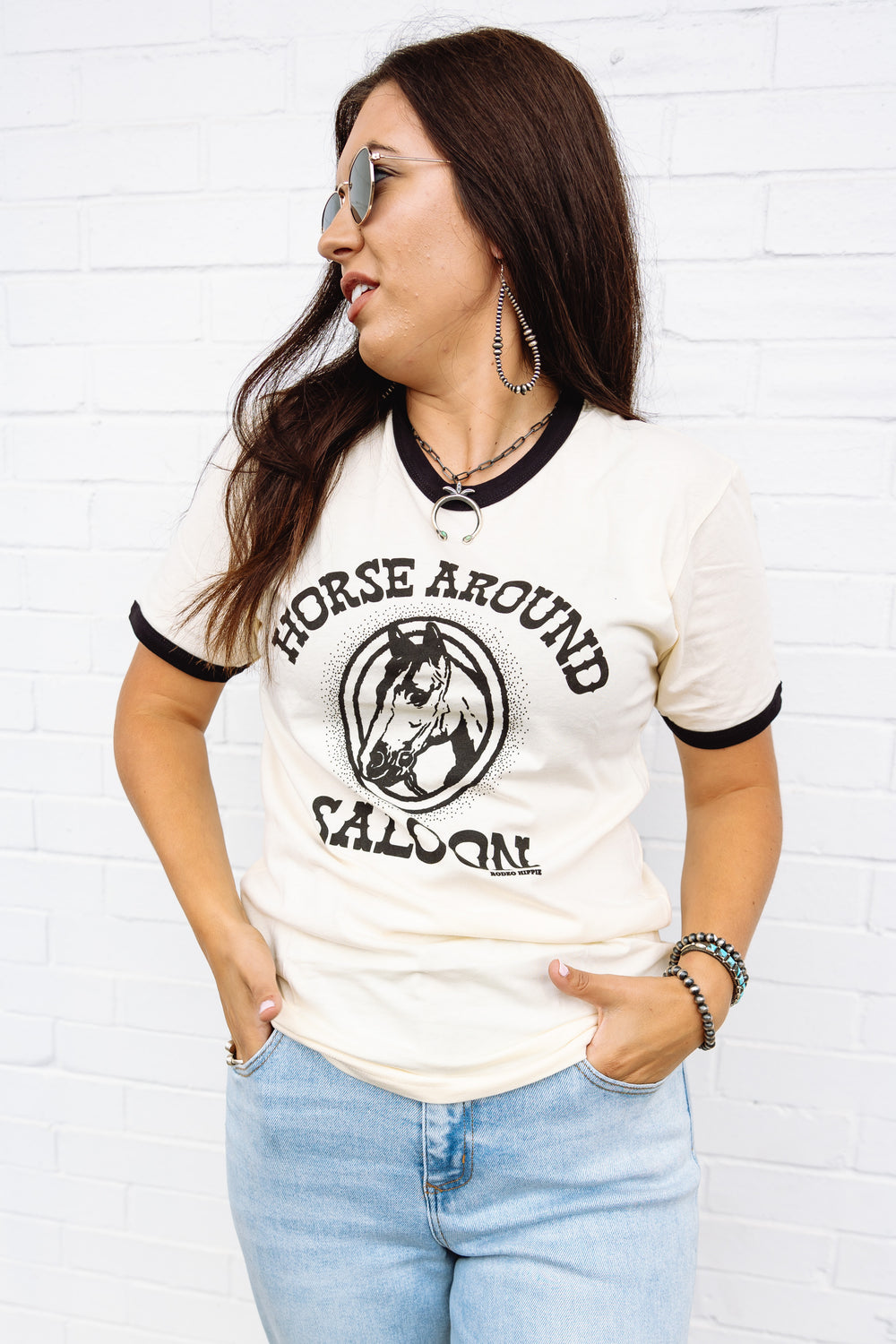 Horse Around Saloon Tee