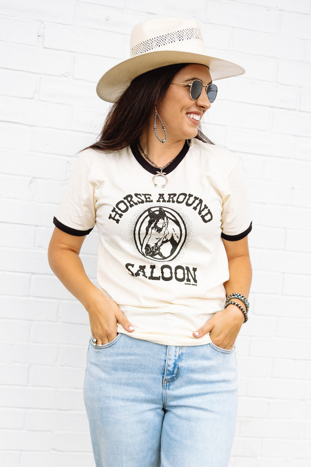 Horse Around Saloon Tee