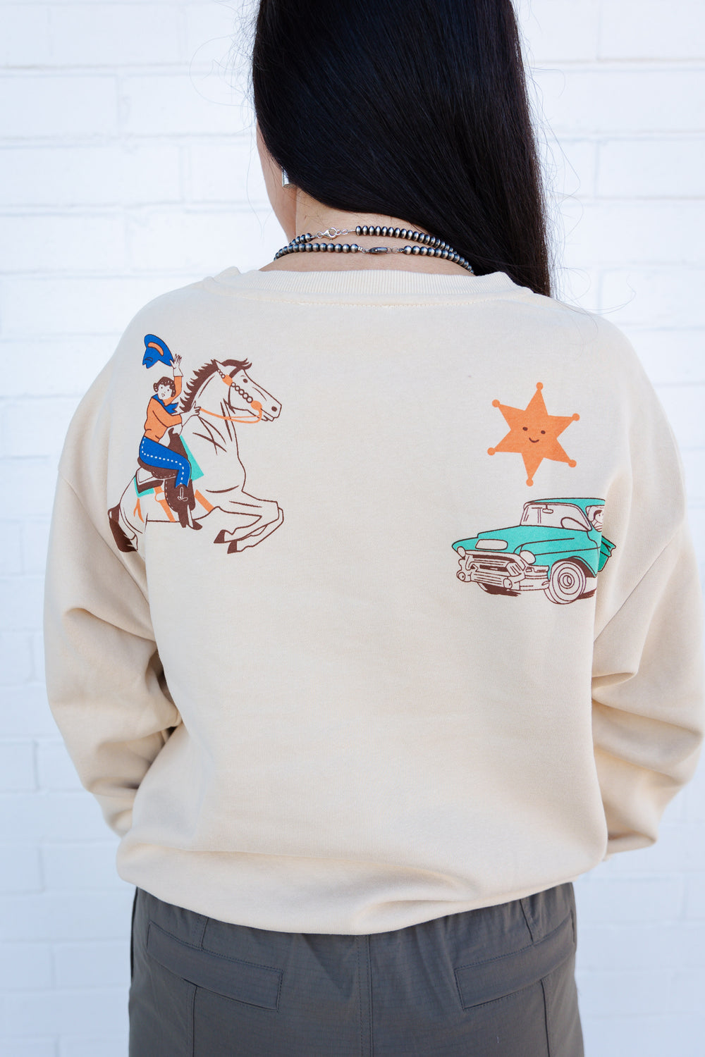 Howdy Graphic Sweater