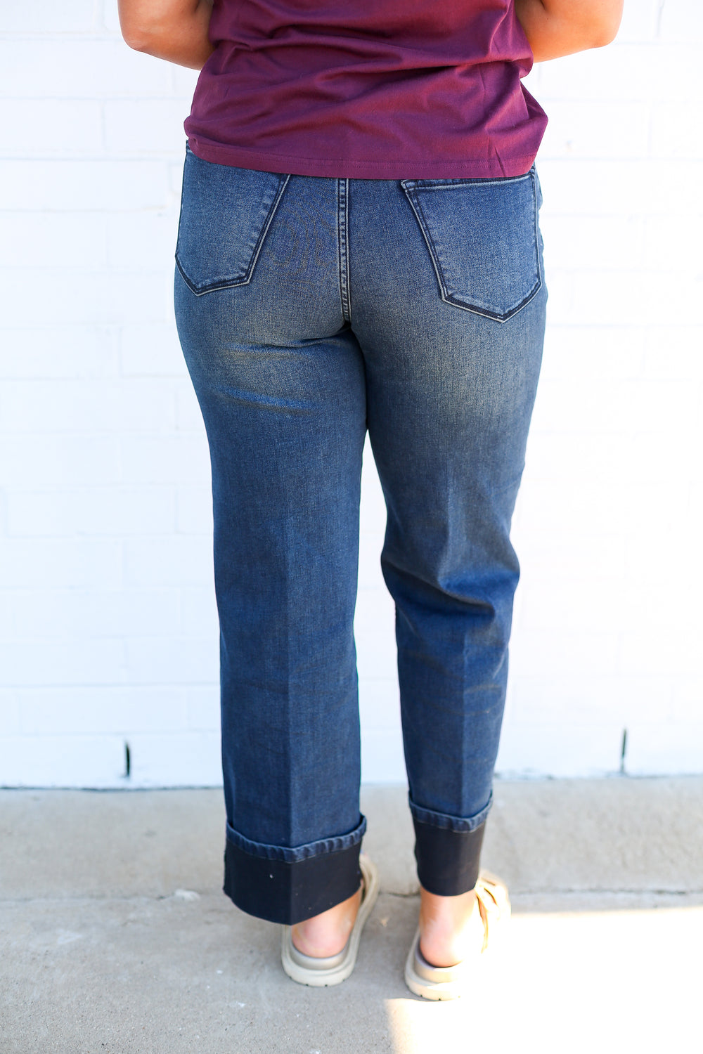 High Rise Callaway Cuffed Holly Jeans