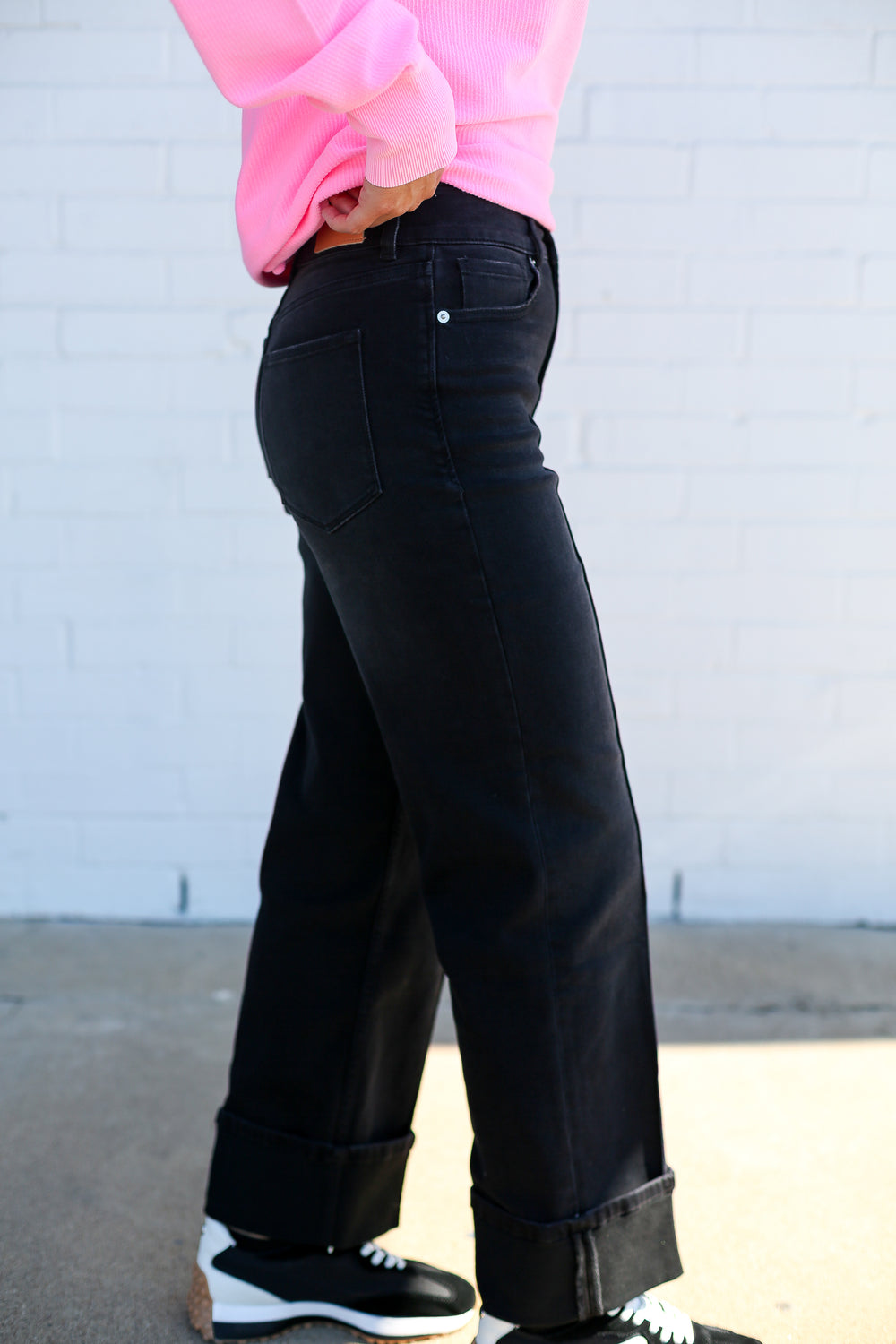 High Rise Jet Set Cuffed Holly Jeans