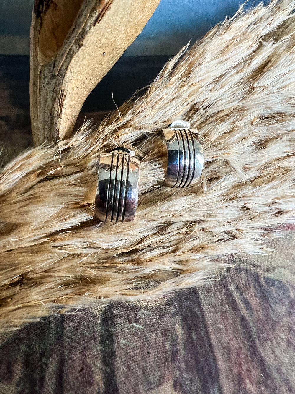 Petite Aztec Hoop (Variations Available)