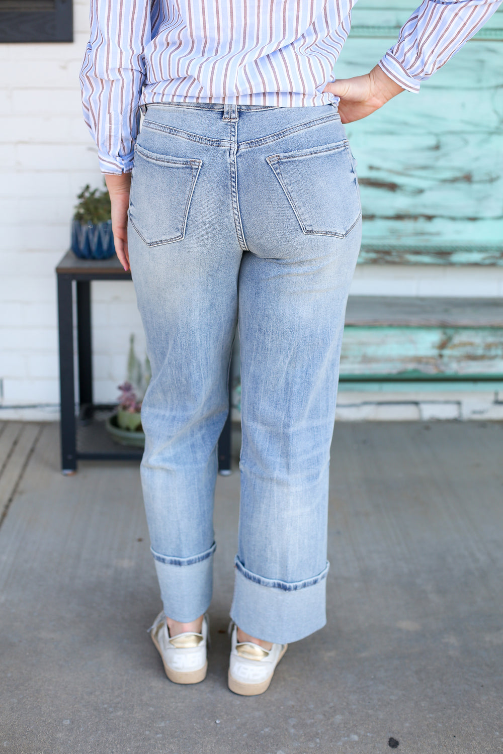 Holly High Rise Cuffed Pioneer Valley Jeans