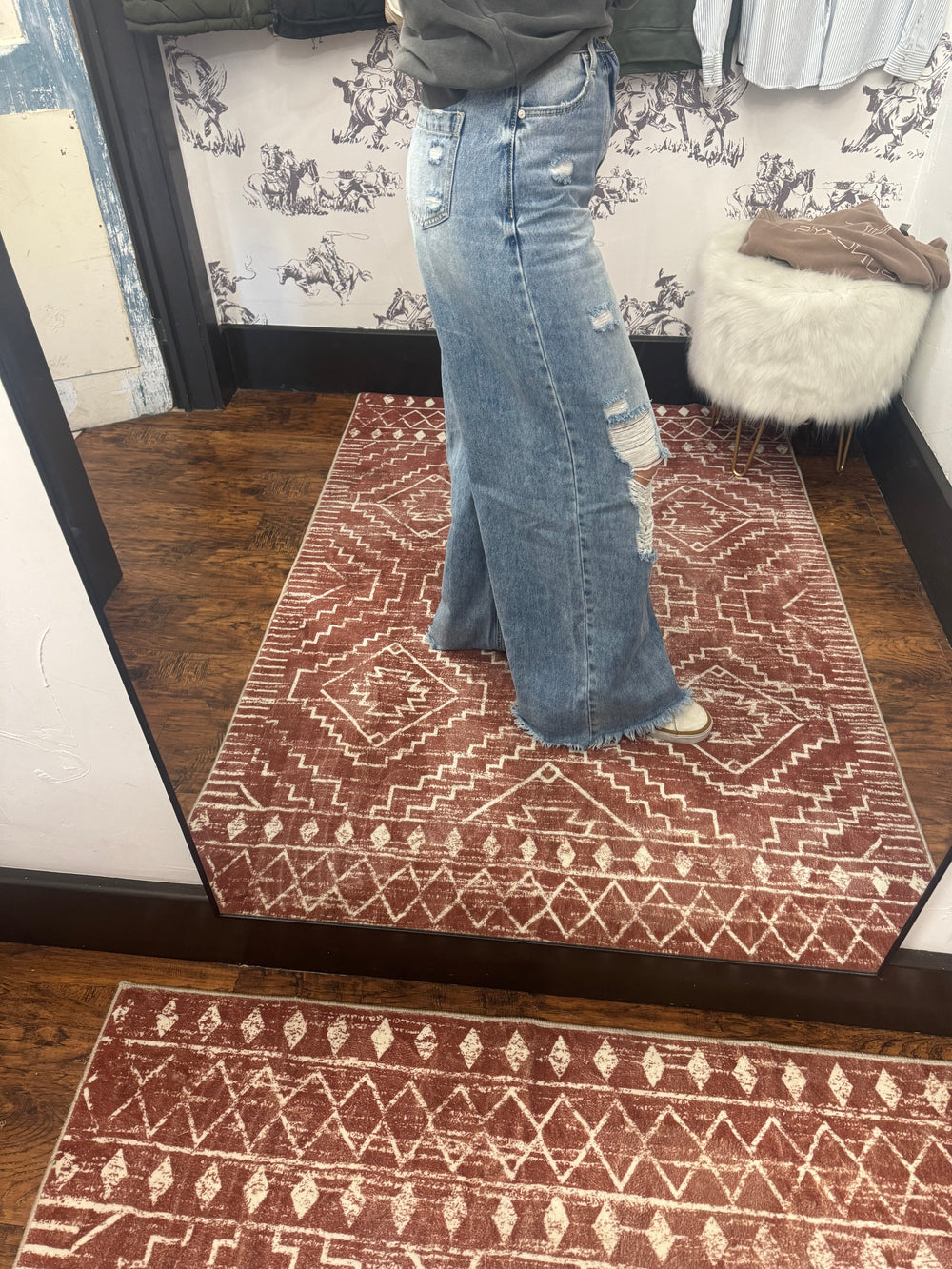 Morgan Wide Leg Boyfriend Jeans