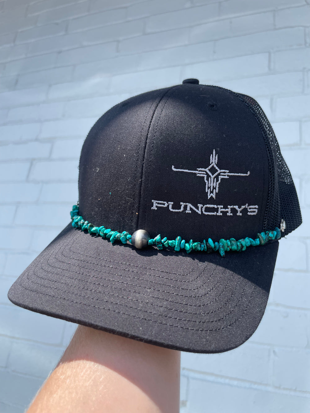 Navajo Pearl Trucker Hat Band