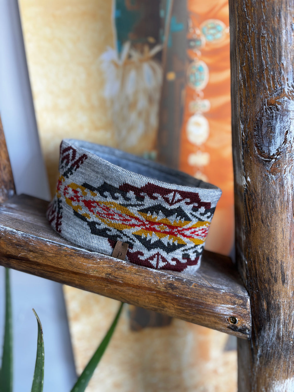 Pendleton Autumn Birch Grey Fleece Lined Headband