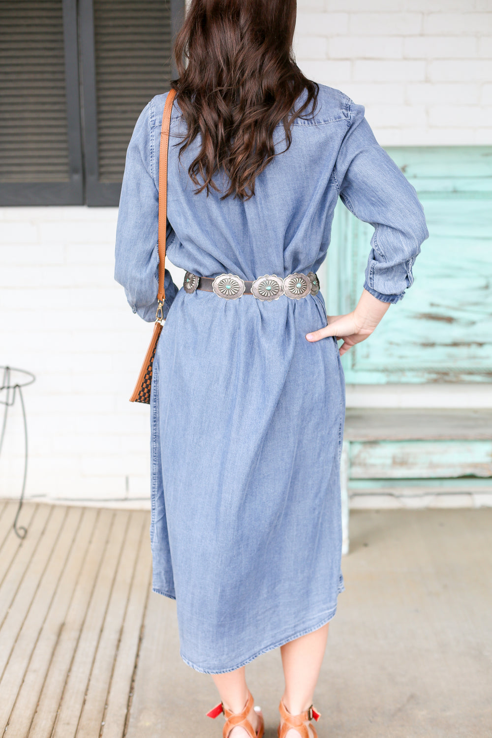 Imperial Blue Galina Shirt Dress