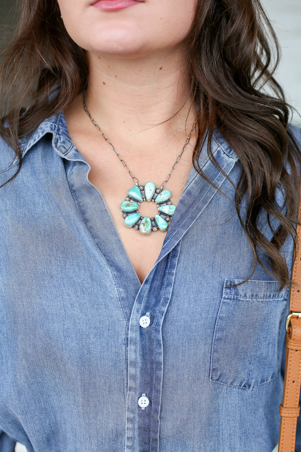 Infinity Fox Turquoise Necklace