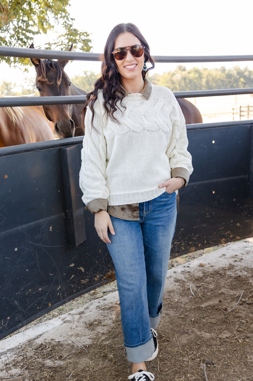 Ivory Mountain Sweater