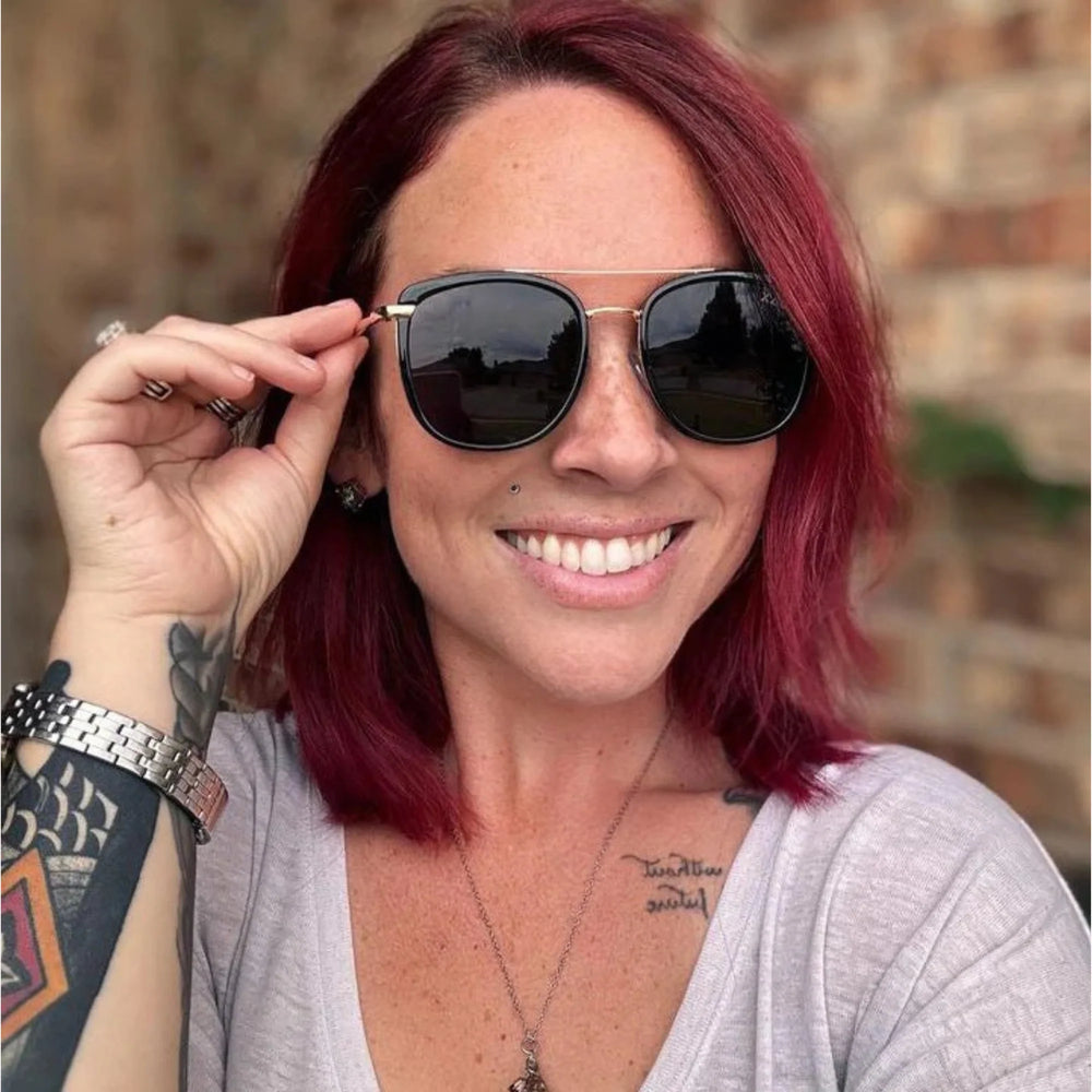 Ivy Black Sunglasses