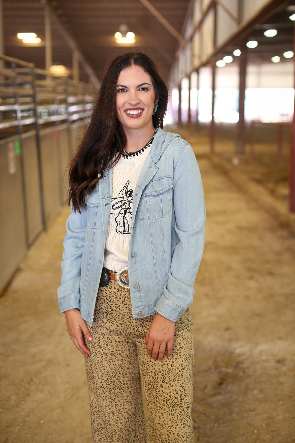 Jackie Hooded Jacket DENIM