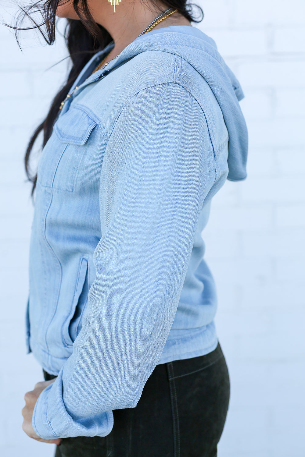 Jackie Hooded Jacket DENIM