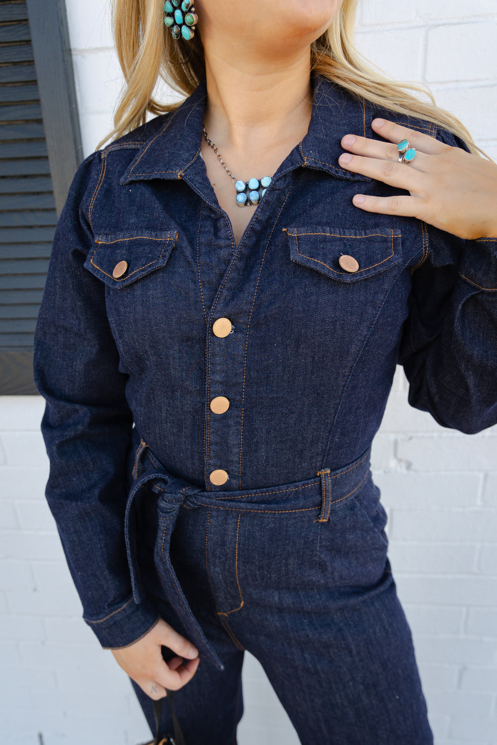 Kellie Dark Denim Jumper