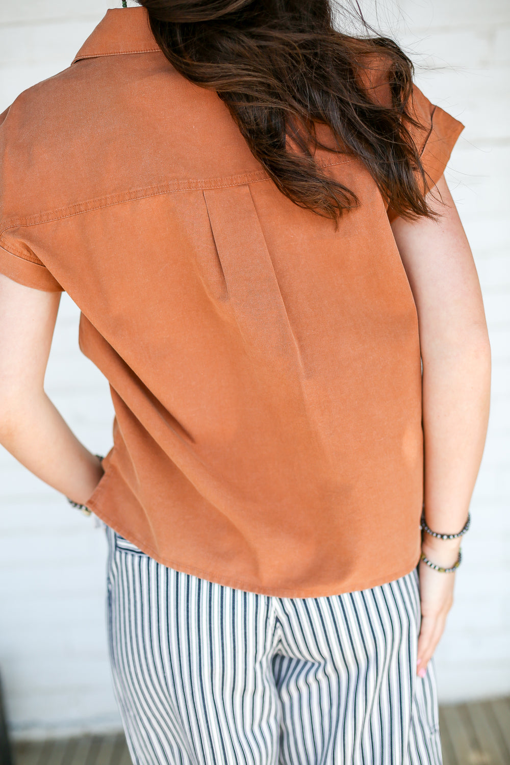 Katelynn Clay Mineral Washed Blouse