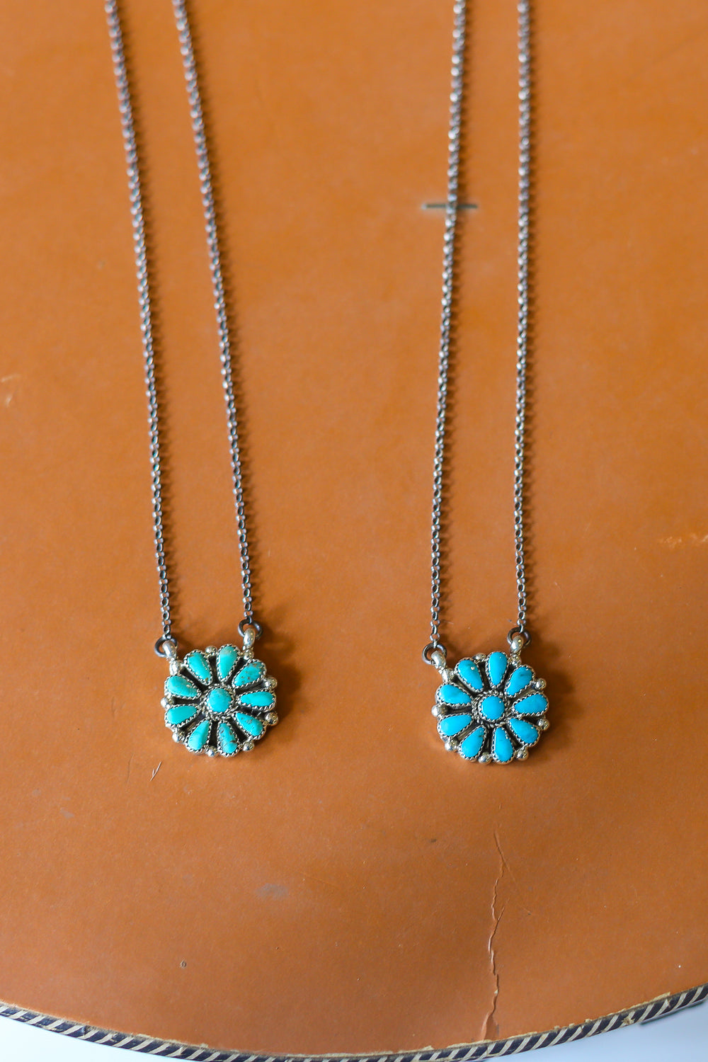 Kingman Flower Cluster Chain Necklace