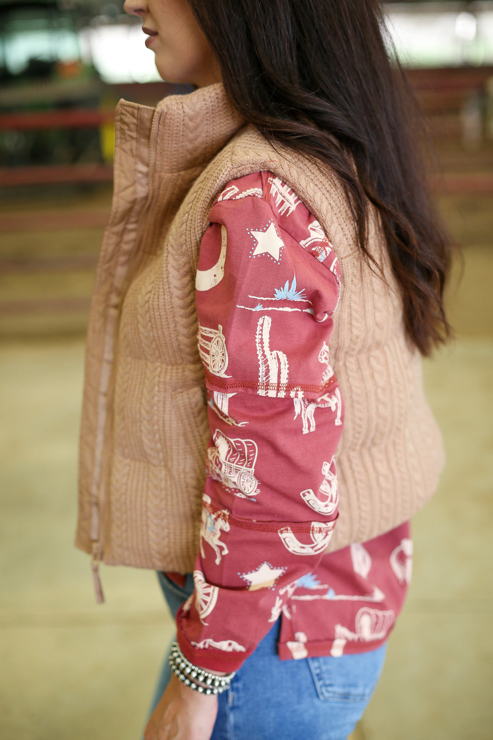 Knit Stitched Stormi Vest