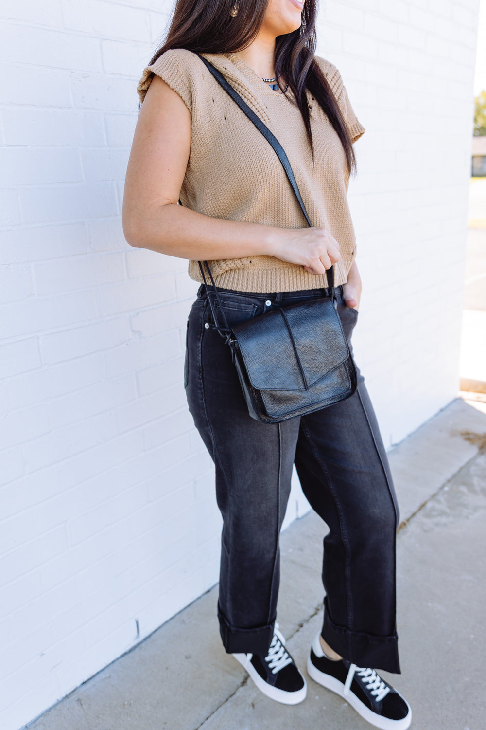 Leather Crossbody Bag