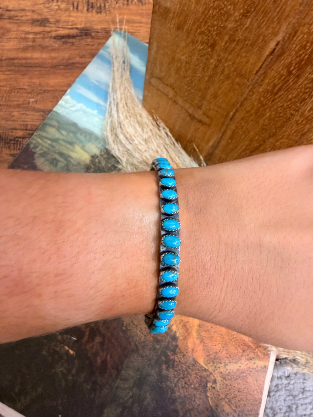 Larry James Turquoise Bangle