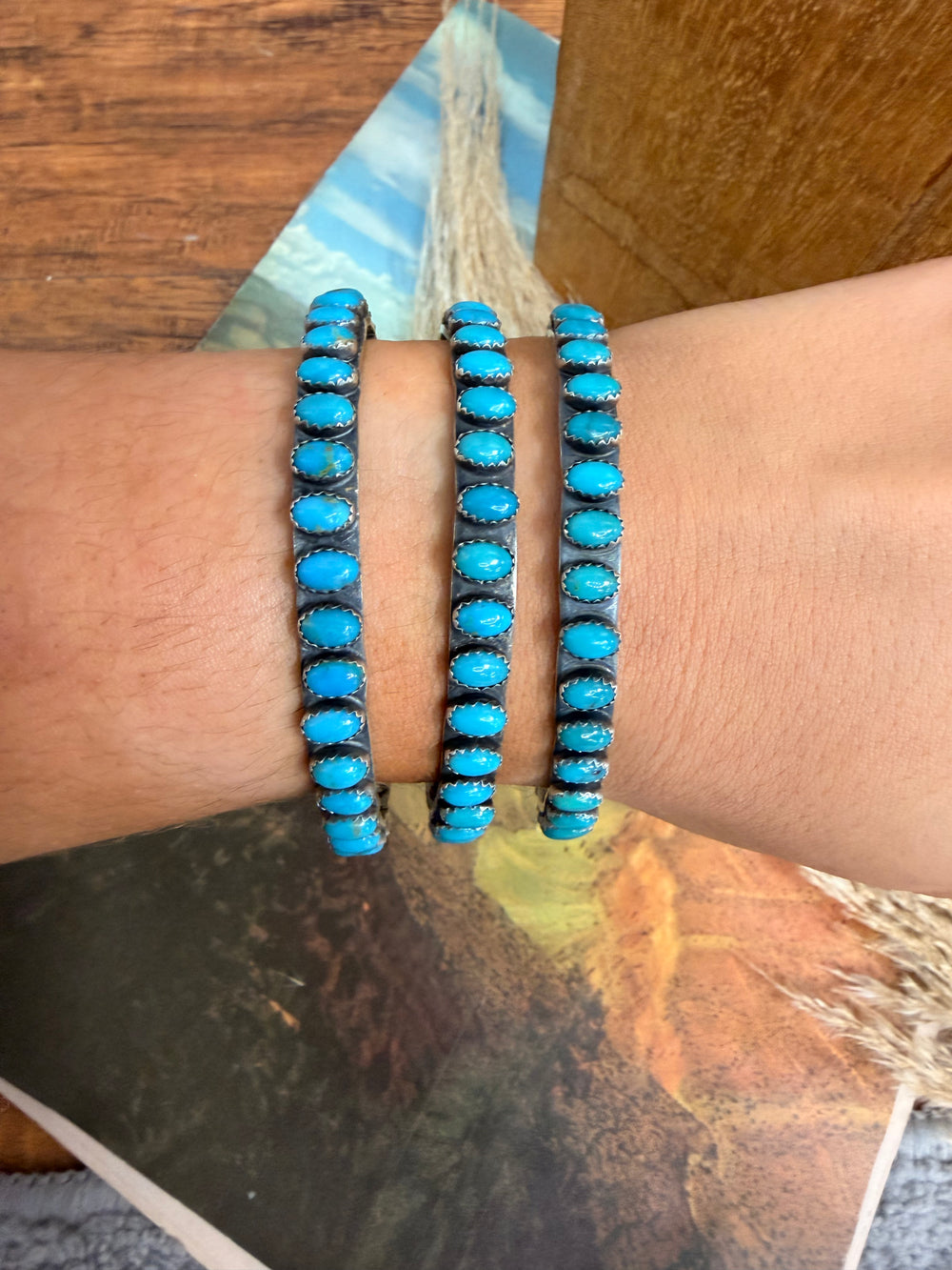 Larry James Turquoise Bangle